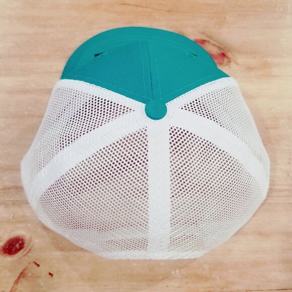 Fish Flag Patch Hat Cap Fishing Snap Back Mesh Adjustable Trucker Dad Green - Picture 7 of 13